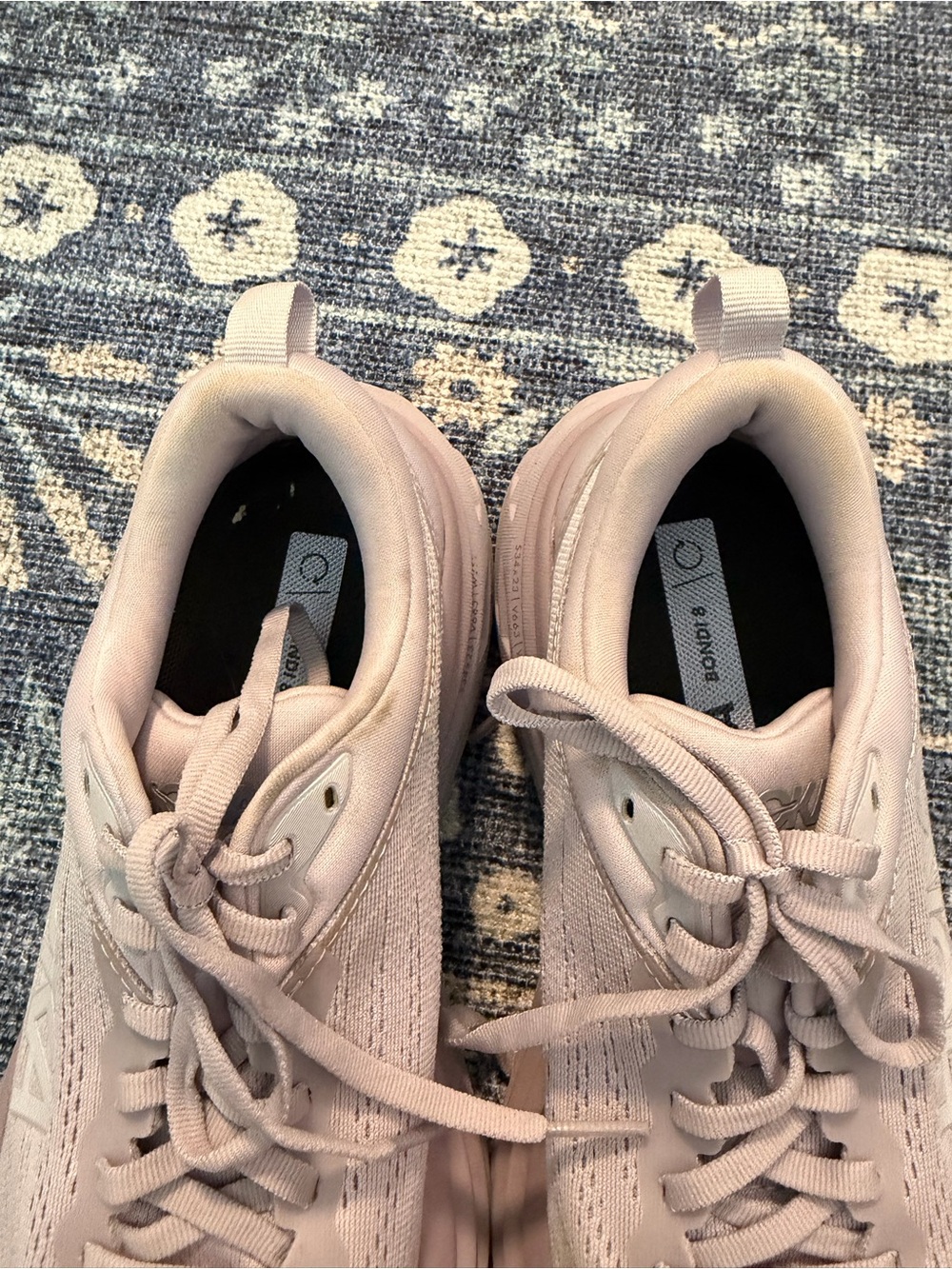 HOKA Bondi 8 Lavender Running Shoes - Picture 2 of 7